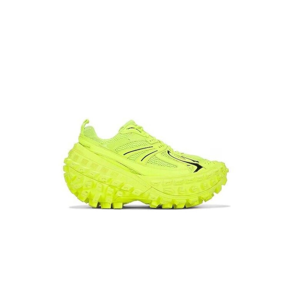 Balenciaga Bouncer Sneakers Fluo Yellow & Black - Picture 5 of 12